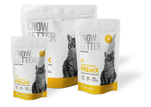 Know Better for Cats - Chicken Recipe - For making a healthy homemade cat food